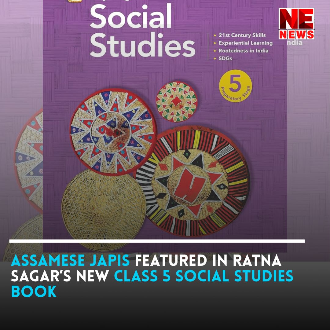 NENEWS24x7's tweet image. Ratna Sagar's My Big Book of Social Studies proficiently combines culture and classroom instruction, as evidenced by its bright cover, featuring traditional Assamese japis representing region's rich heritage.

#class5textbook #socialstudies #assamesejapi #AssamCulture #nenewstv