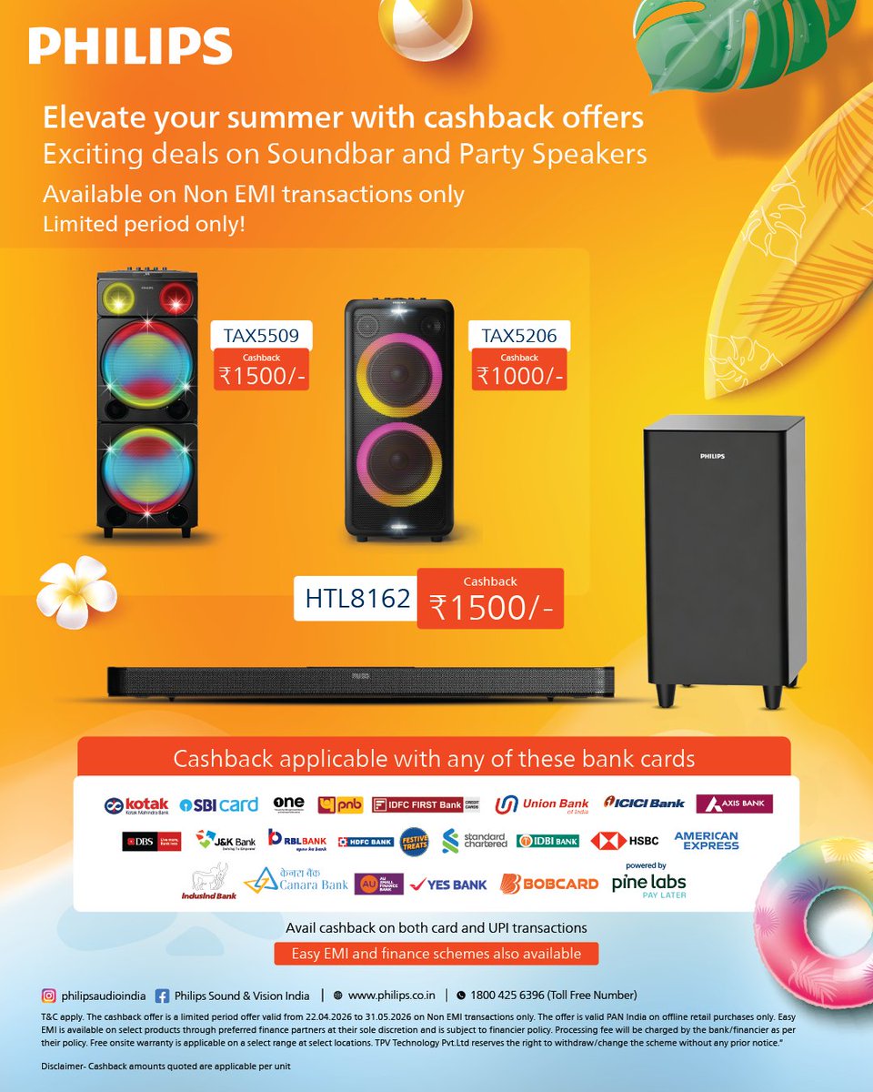 Philips Sound & Vision (IN) tweet media