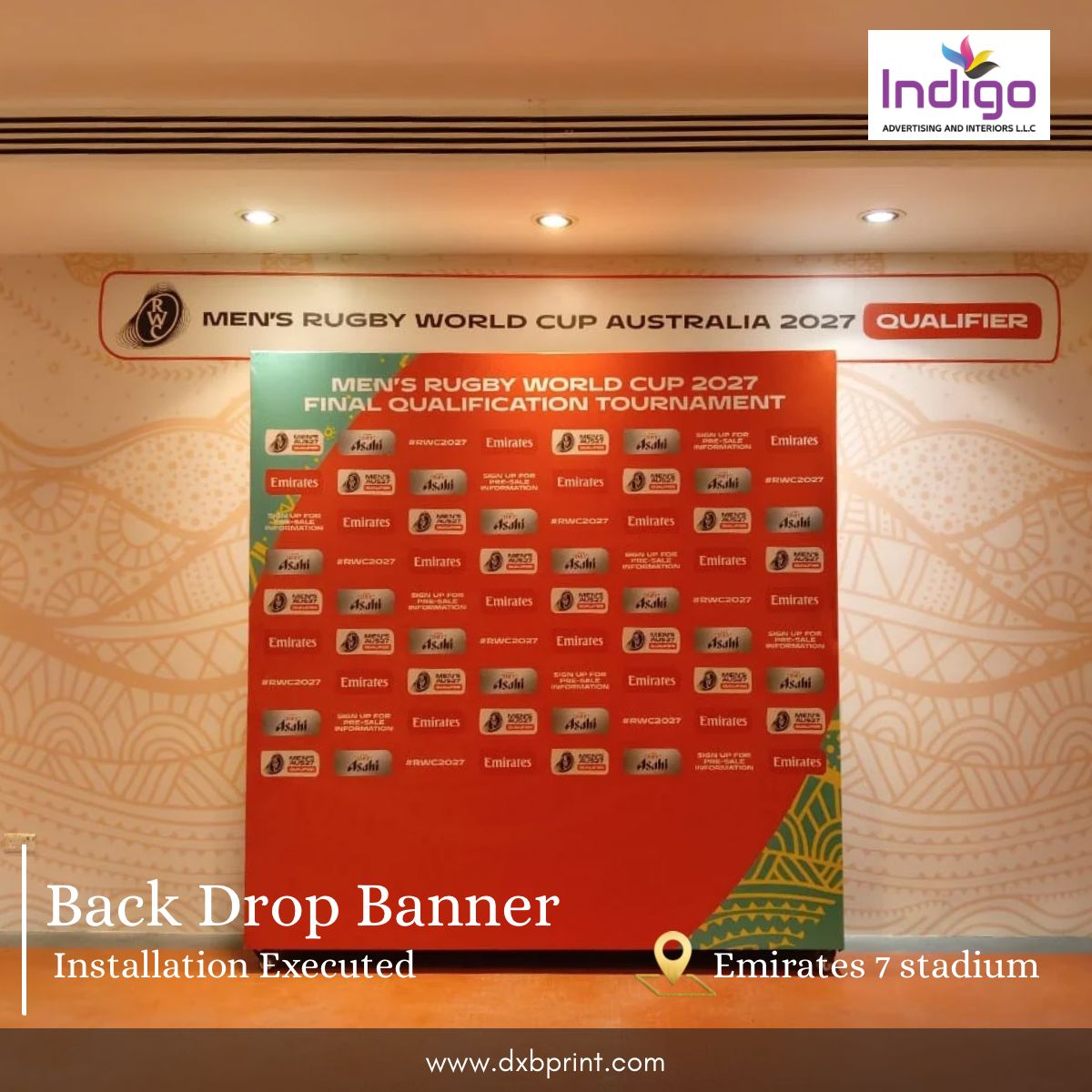 Indigoajman's tweet image. From airport branding to stadium backdrops

#BrandImplementation #InstallationExecution #EventBranding #AirportBranding #StadiumBranding #LargeFormatPrinting #IndigoBranding #CorporateBranding #UAE