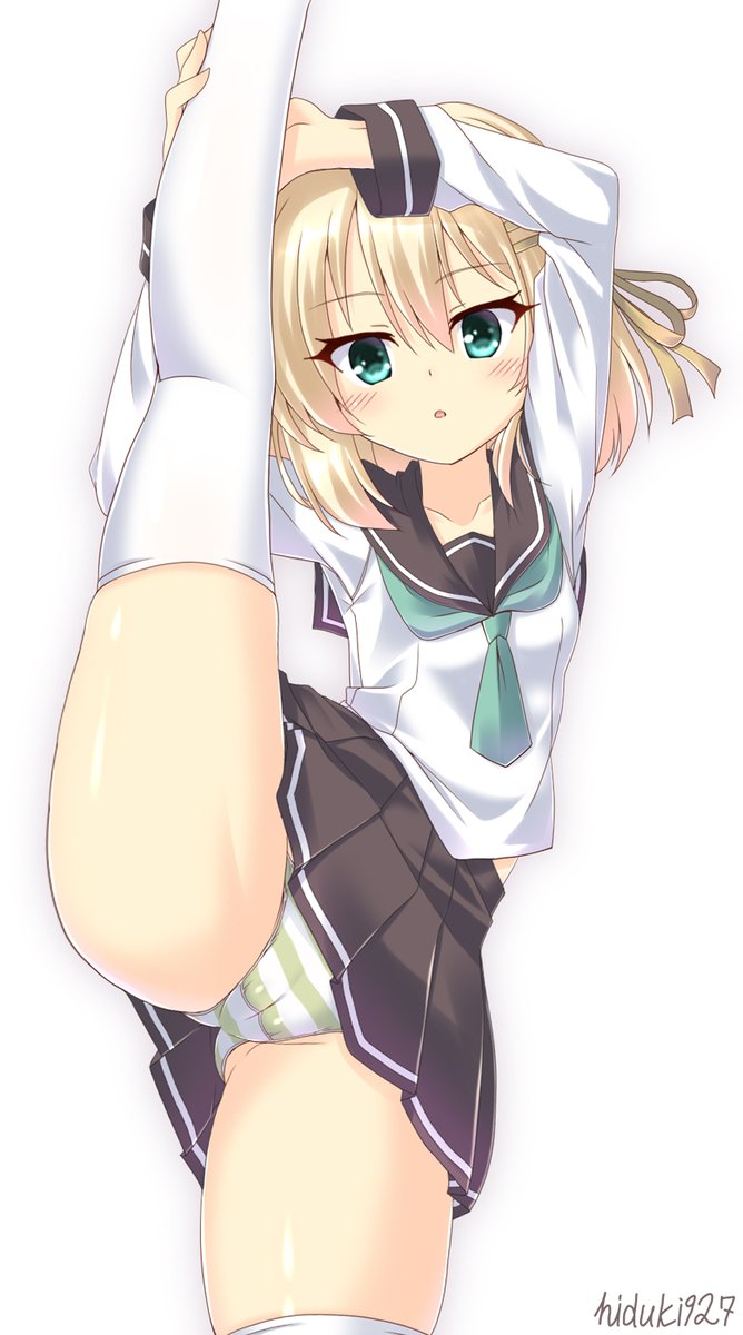 アリサ「I字バランス?こうですか?」
<〇><〇>
アリサ「……パンティー見たいだけじゃないですか。へんたい」
#うちの子 