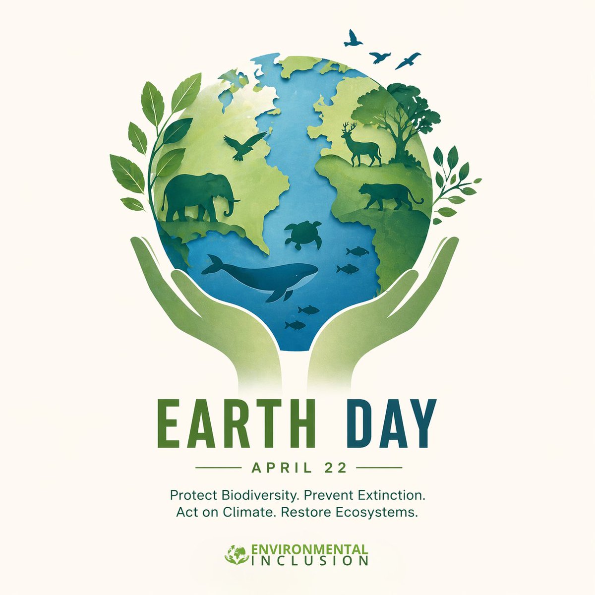 EnvInclusion's tweet photo. One planet. One future. 🌍

Protect biodiversity. Prevent extinction. Act on climate. Restore ecosystems.

Support real impact: https://t.co/FKVoqn9xxE

#EarthDay #Biodiversity #ClimateAction #EndExtinction #ProtectNature #EnvironmentalInclusion https://t.co/4K7QCu5JoO