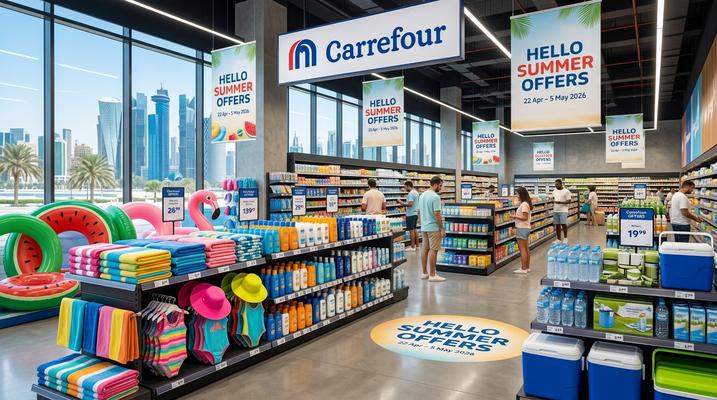 WoWDealsMe's tweet image. Carrefour Qatar: Hello Summer Offers! Up to 58% off pools &amp;amp; outdoor sets (22 Apr–5 May 2026).

عروض مرحبا بالصيف من كارفور قطر! خصم حتى 58% على المسابح واللعب الخارجية (22 أبريل–5 مايو 2026).

🔗 Link (wowdeals.me/blog/carrefour…)

#CarrefourQatar #QatarDeals #HelloSummer