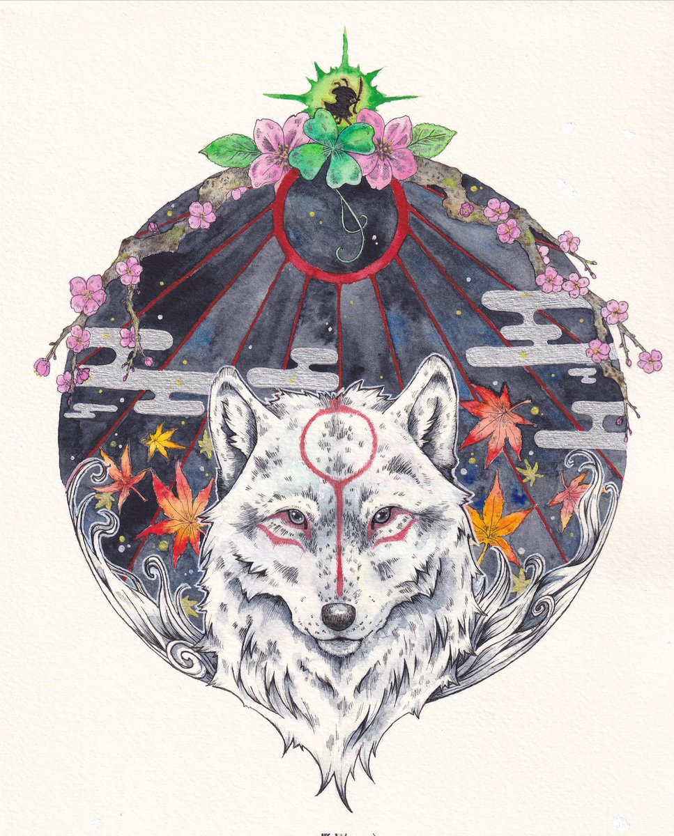 SchwarzWehrwolf's tweet image. アナログ時代
#大神20th #大神 #Okami