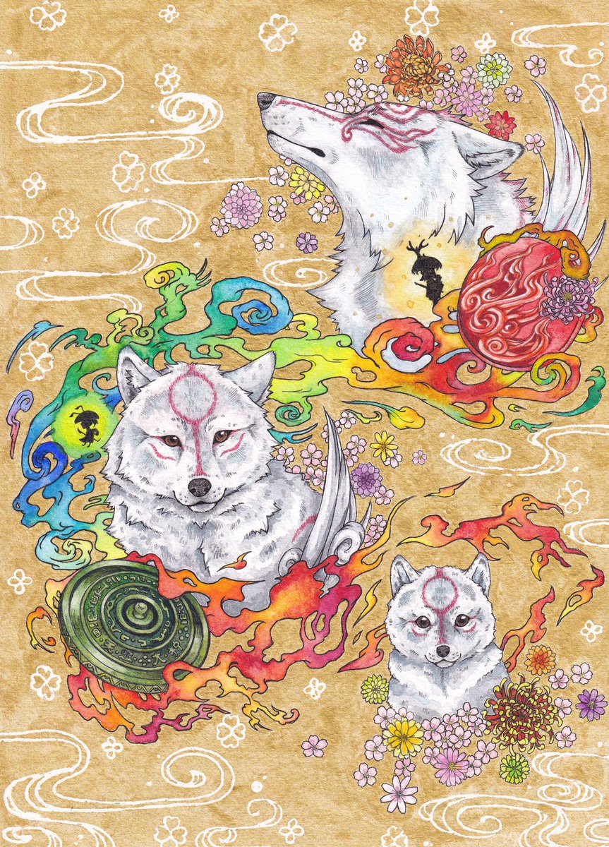 SchwarzWehrwolf's tweet image. アナログ時代
#大神20th #大神 #Okami