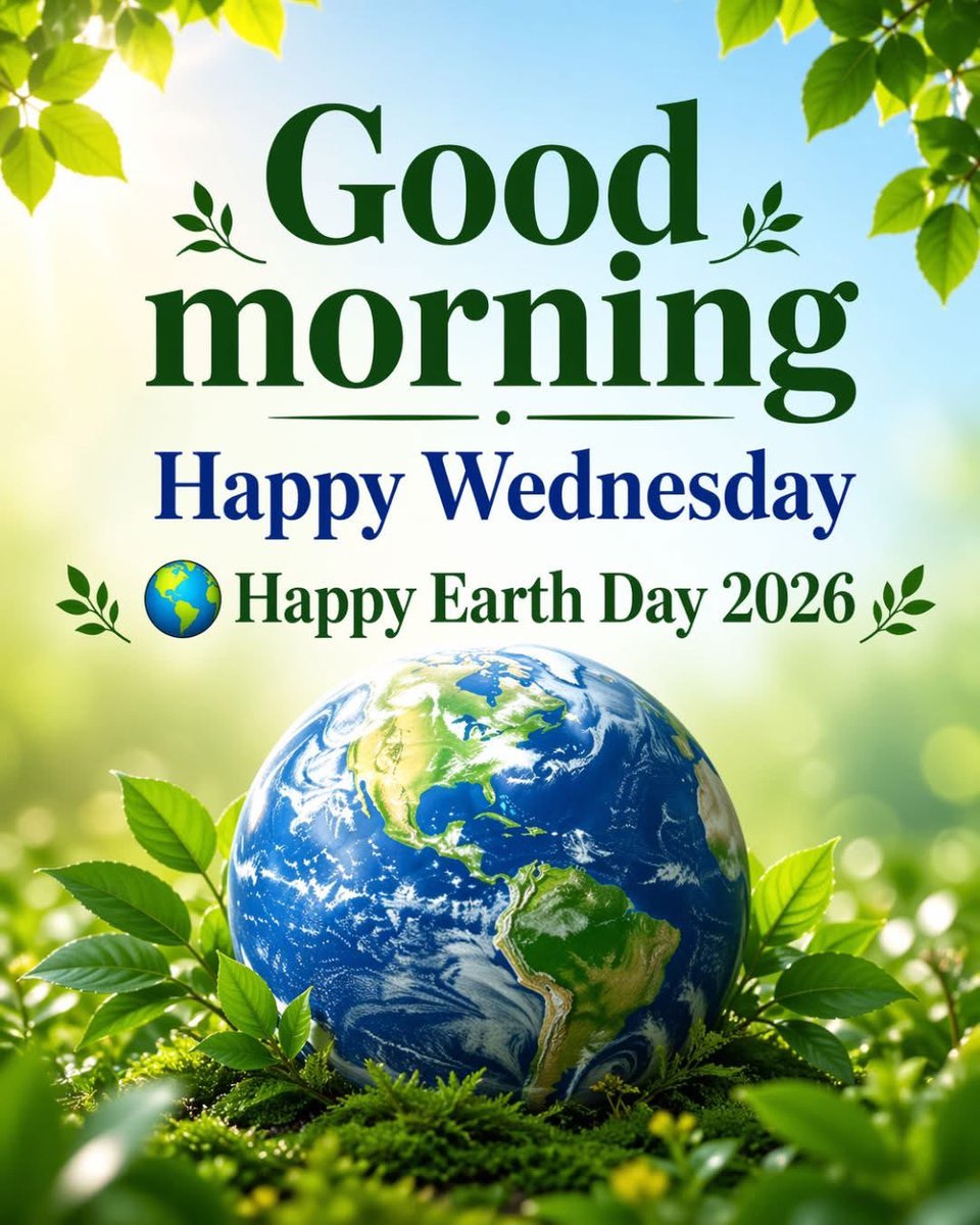 SusanDaw1's tweet image. #GoodMorningWorld 🌍 
#HappyWednesday #HappyEarthDay  🌎🌳🌿🌺🌸🌼🌻🪻🌷🍄🌱🐿️🐾🦦🦥🦨🦡🦫🦝🐇🦩🕊️🦚🦤🦜🦢🐈🐈‍⬛🐕‍🦺🦮🐩🦙🐏🐐🐎🫏🦒🦘🐫🦈🐳🪼🦀🐠🐙🦎🐢🐞🦋🐝🦉🌿