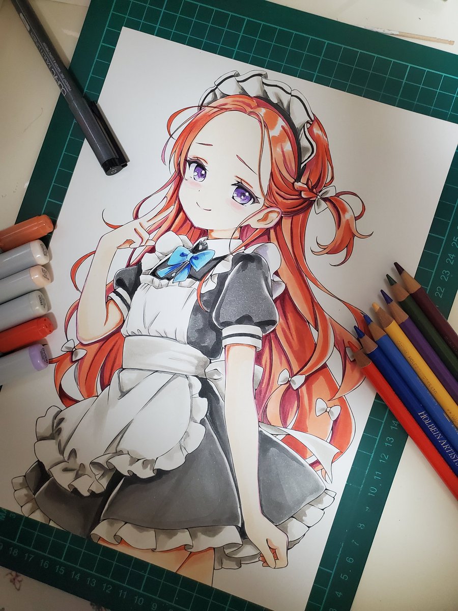 noara_Irasuto's tweet photo. ブルアカのユズちゃん
完成しました〜🎉

頑張って書きましたので
可愛いと思った方♥️とか🔁してくれると嬉しいです😆

よろしくお願いします🙇‍

 #イラスト
#絵描きさんと繋がりたい 
 #アナログイラスト https://t.co/qILpIJlnWD