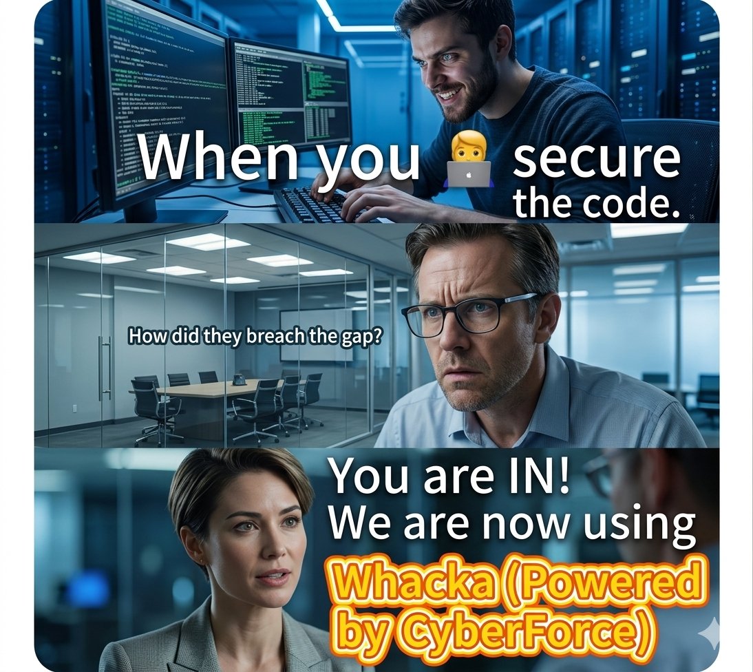 Echevibes's tweet photo. Legacy tech is a liability. It’s time to stop patching holes and start closing the gap. We’re in. Are you? 🛡️💻 #CyberForce #Whacka #CyberSecurity" https://t.co/ATo6D0wHu0