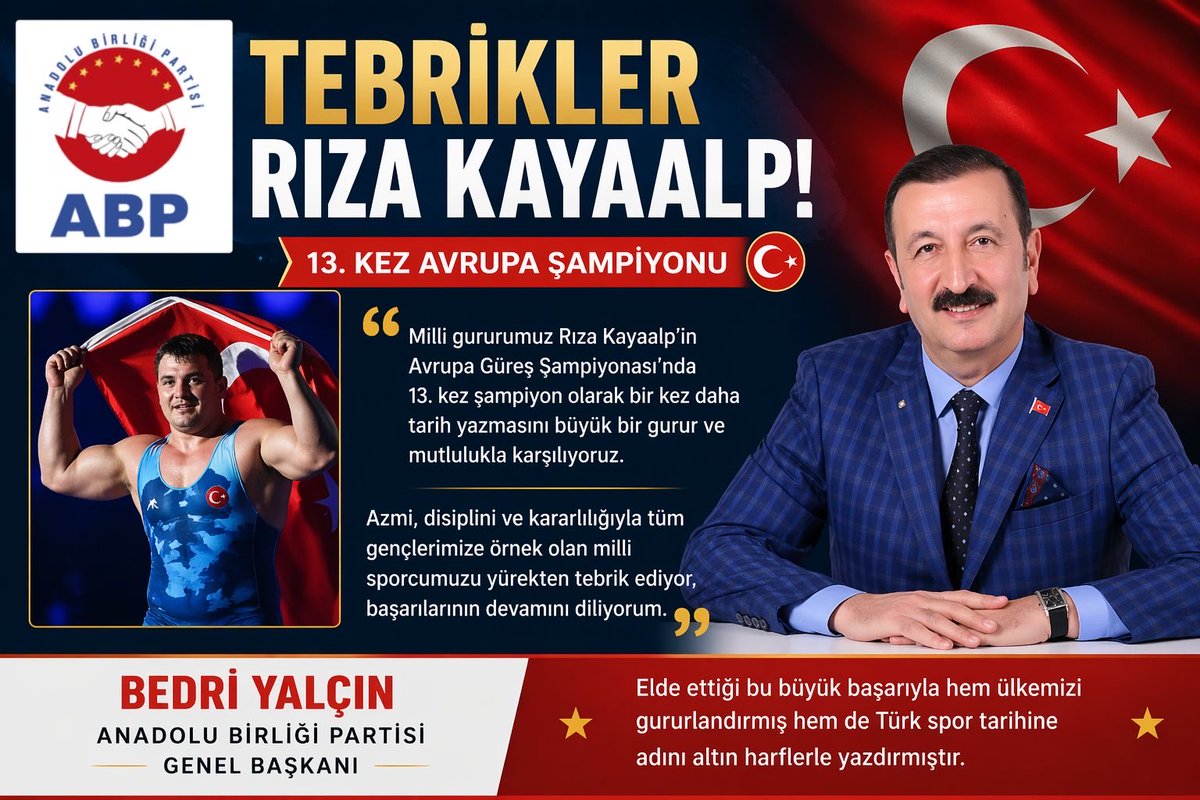 Anadolu Birliği Partisi 🇹🇷 tweet media