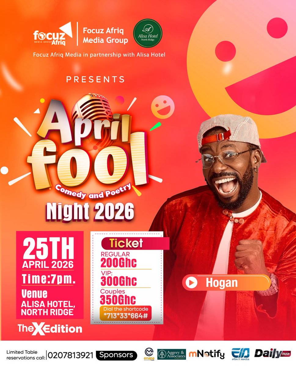 Date night sorted! Couples tickets available 💕 Dial *713*33*664# to reserve now #AprilFoolNight26 #AlisaHotel