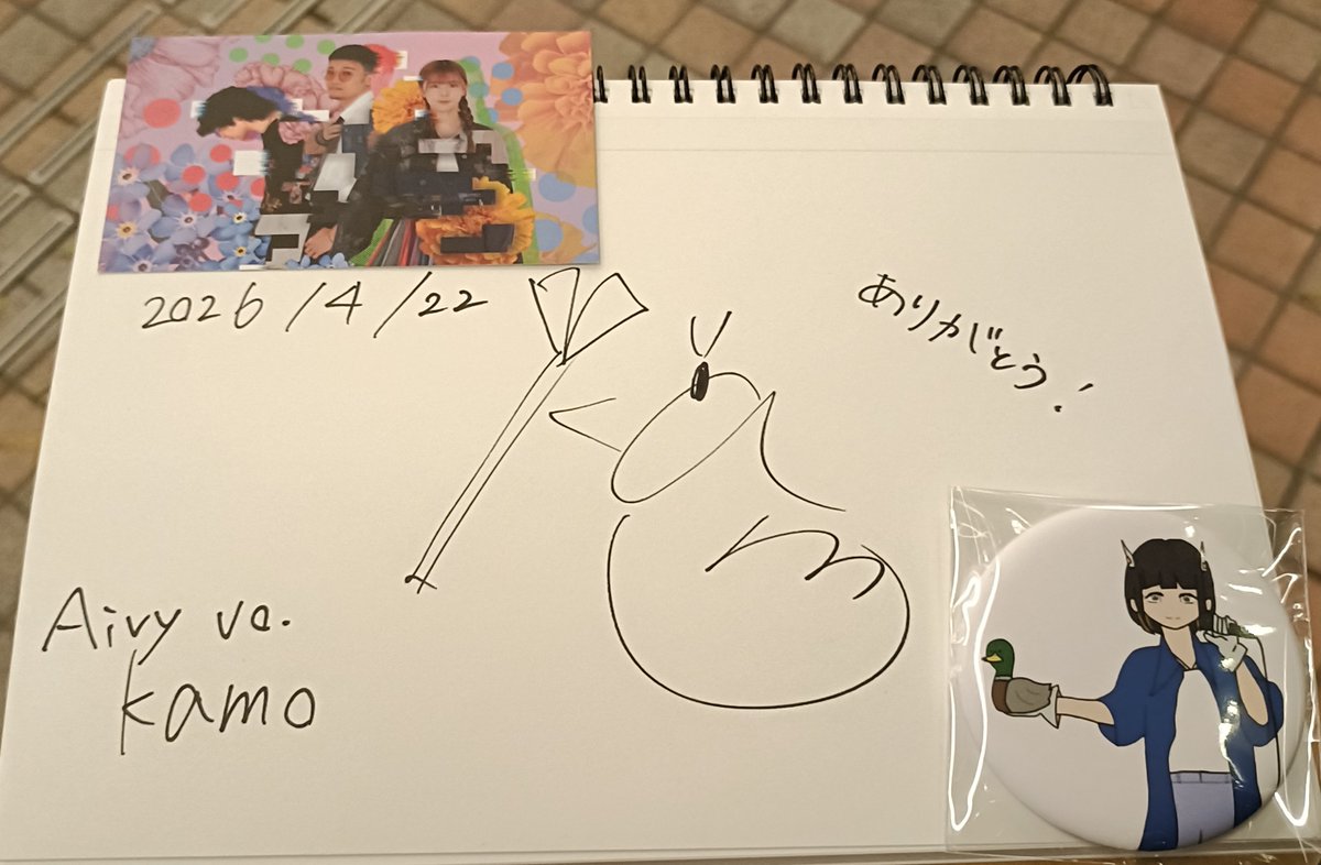 Ka_To16's tweet image. #KabukichoStreetLive にて #Aivy #kamo さん聴いてきた！
バンドは前から知ってたけど初参戦🙌

初参戦がレアな路上！笑
透き通る歌声で弾き語りを。オリジナルもたくさん楽しめました✨
バンドでどう変わるのかも気になるね！？
物販/サインもありがとうございました！

ありがとうございました🍀