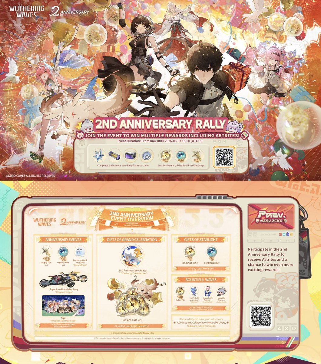 New web event is up
Invite someone and get rewarded. 

Let's help each other everyone (Link in comments)

#WutheringWaves