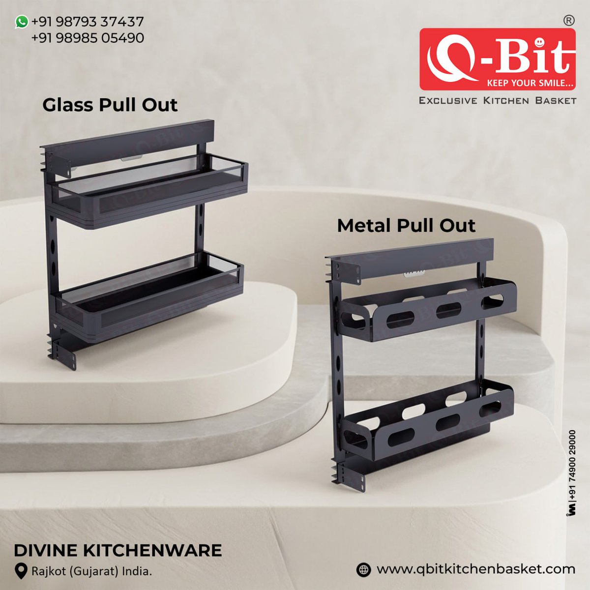 ibais_hardware's tweet image. DIVINE KITCHENWARE - RAJKOT

📞Mr.Bhavesh Patel  - +919879337437
📞Mr.Prashant Patel - +919898505490
📲ibais.biz/9879337437
.
#GlassPullOut #KitchenOrganization #ModularKitchen #KitchenStorage #CabinetHardware #SmartStorage #KitchenDesign #KitchenAccessories
.
@ibais_hardware