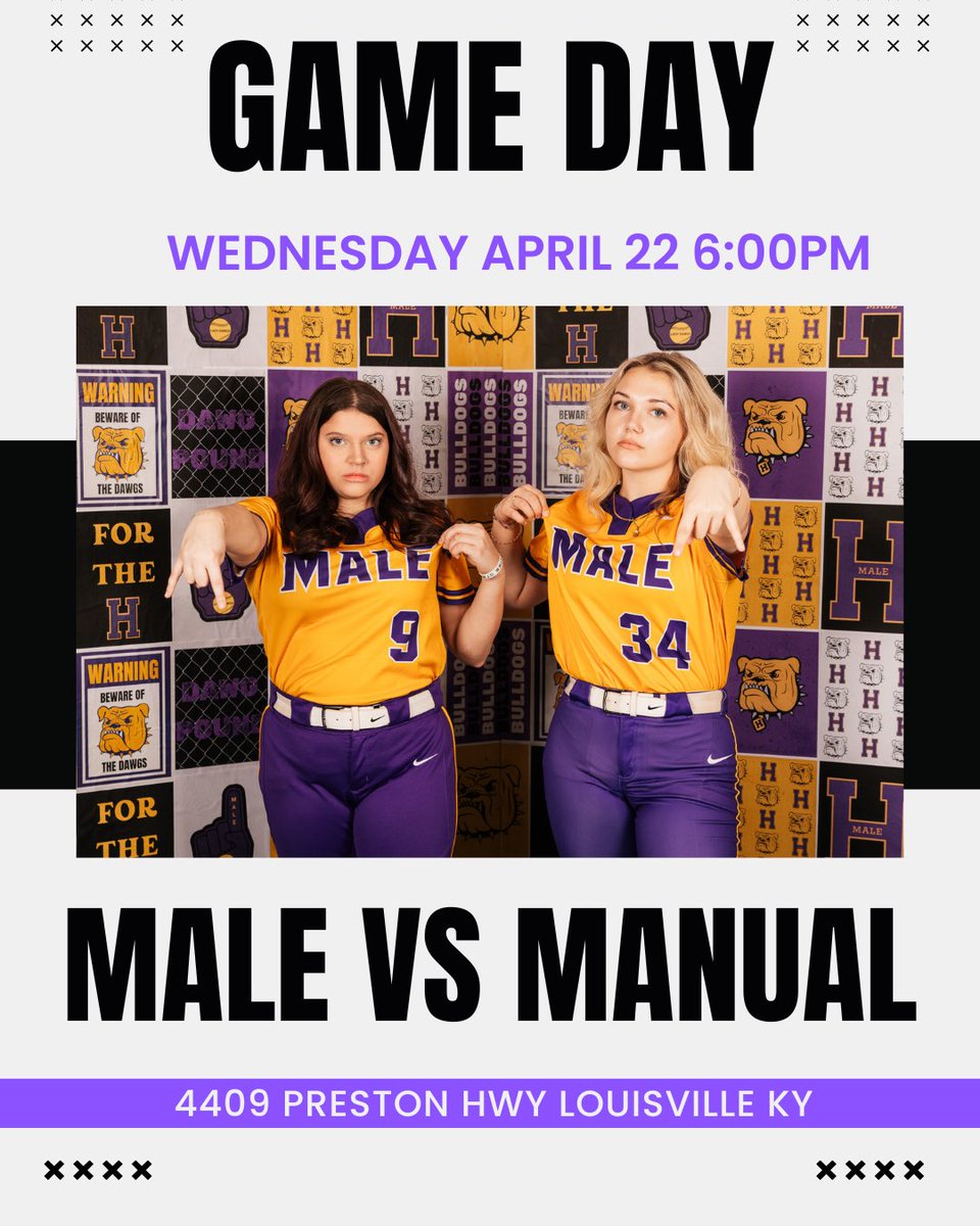 loudawgssb's tweet image. Game day!

Lady Bulldogs are back at home vs ❌anual. Whoop that 🐐 

First pitch 6:00pm

#GoDawgs #GameDay