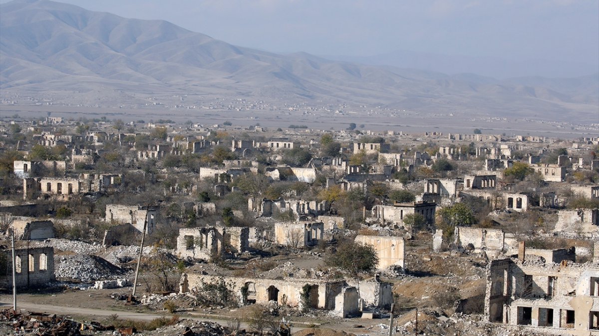 EsmiraKh's tweet image. During the 30-year occupation, #Armenia reduced Azerbaijani cities to ruins and systematically destroyed historical, #cultural, and religious #heritage.
#ArmenianVandalism