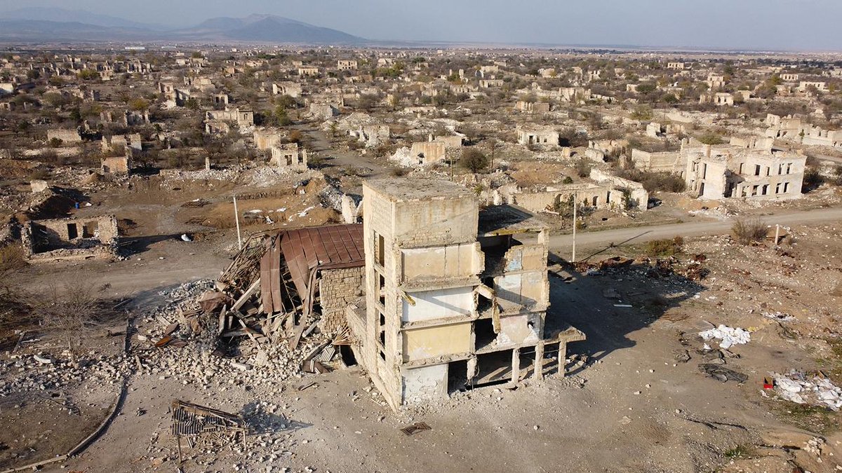 EsmiraKh's tweet image. During the 30-year occupation, #Armenia reduced Azerbaijani cities to ruins and systematically destroyed historical, #cultural, and religious #heritage.
#ArmenianVandalism