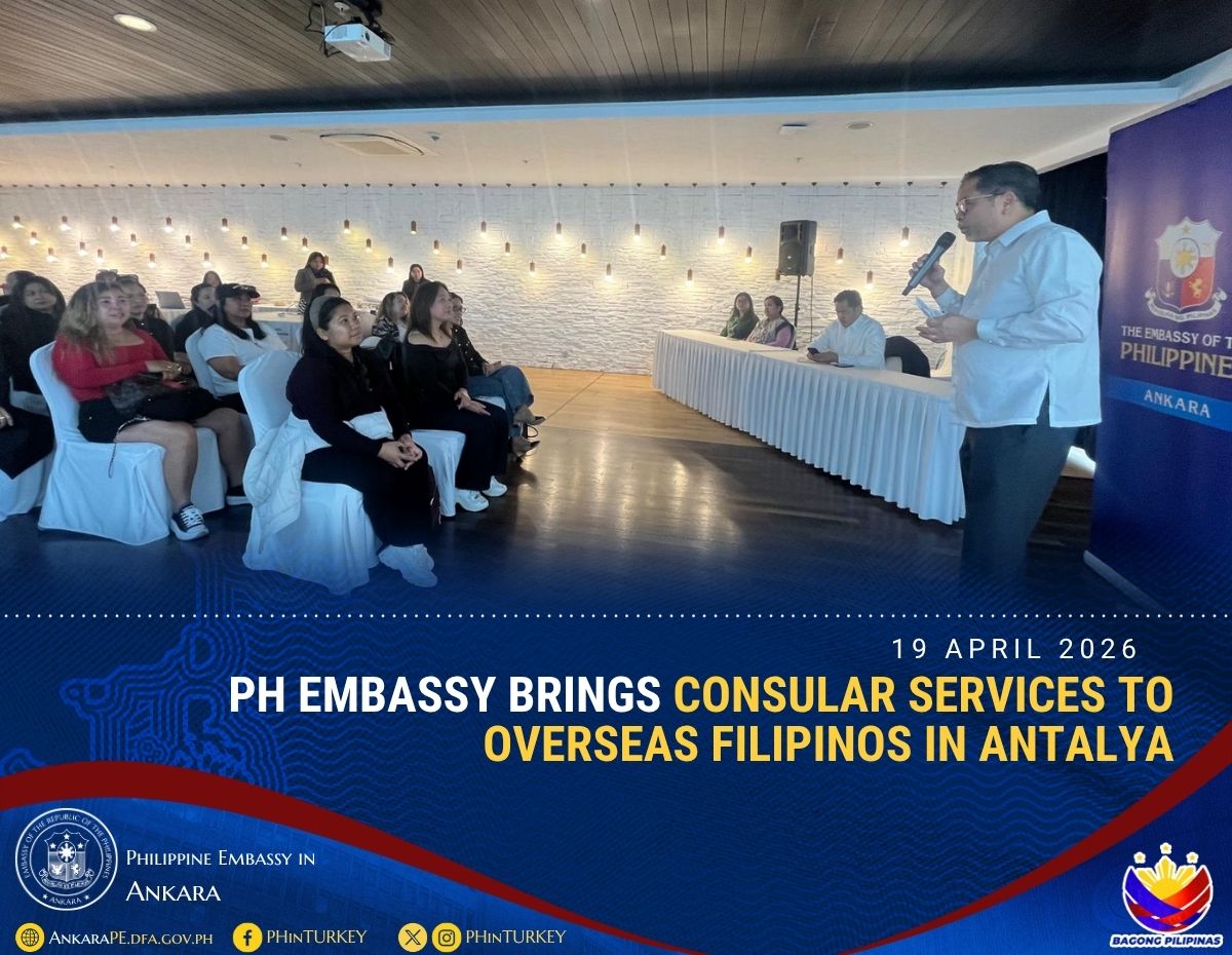 Philippine Embassy in Türkiye tweet media