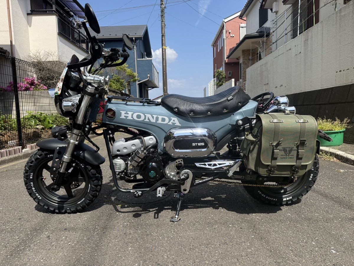 29cuteCrys's tweet photo. 全然Ｘにバイク載せて無かったけど…
あれからロンスイにしたり色々カスタムして楽しんでます。
#dax125 https://t.co/nDrhu52dWZ