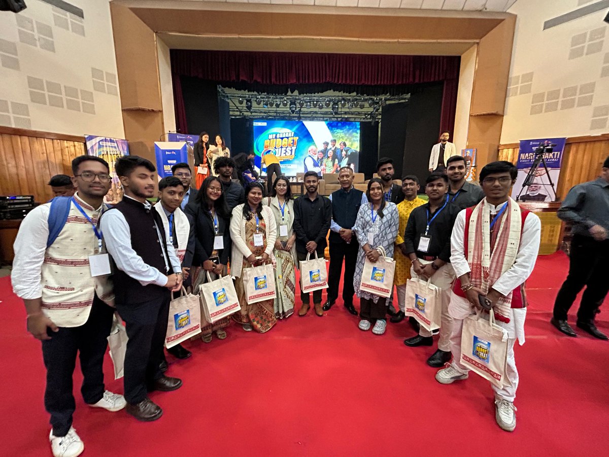 NSS_GCC's tweet photo. Our NSS volunteer Mihir Das has made us proud by being selected for the MY BHARAT Budget Quest 2026, a prestigious national-level virtual dialogue.He represented team Assam at Shillong, Meghalaya  for the final round (12th-13th April 2026)@nss_rdguwahati @_NSSIndia https://t.co/SZlR7LCgs9