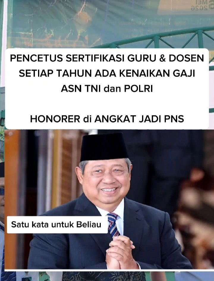 Bidikmisi zaman beliau
LPDP zaman beliau
BPJS ada juga di era beliau
pengadaan Kompor Gas dan Tabung LPG 3 Kg serentak seluruh Indonesia, juga di zaman beliau