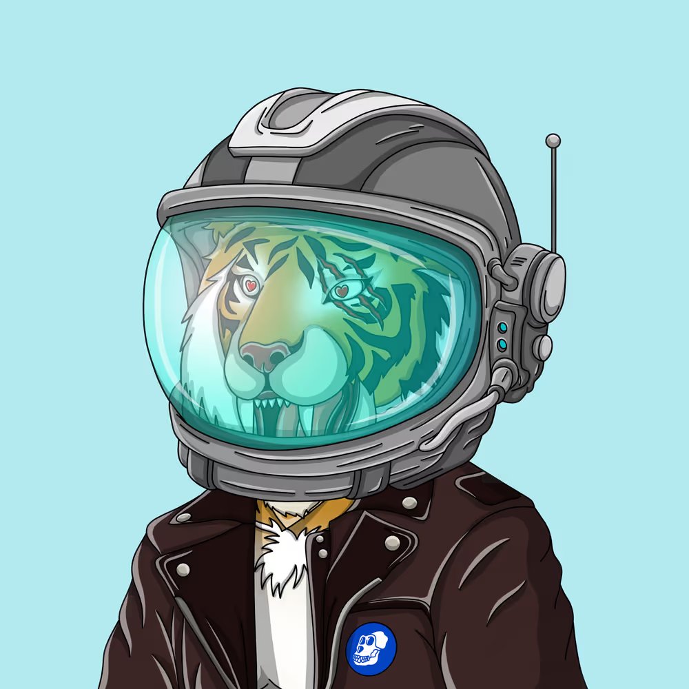 crackingcards11's tweet image. 🐯My Typical Tigers Pick of The Day🐯

Astronaut + Leather Jacket + Heart Eyes

RANK 105

This Sumatran Tiger is for sale for 299 APE on Opensea

Full disclosure - this one is mine &amp;amp; is a deal until 7pmET today only.

opensea.io/item/ape_chain…

#SaveTheTigers #NFTCollection
