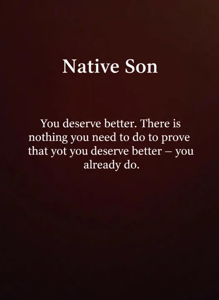 NativeSonn's tweet image. A gentle reminder: your worth was never something you had to earn.
#youdeservebetter #positivevibes