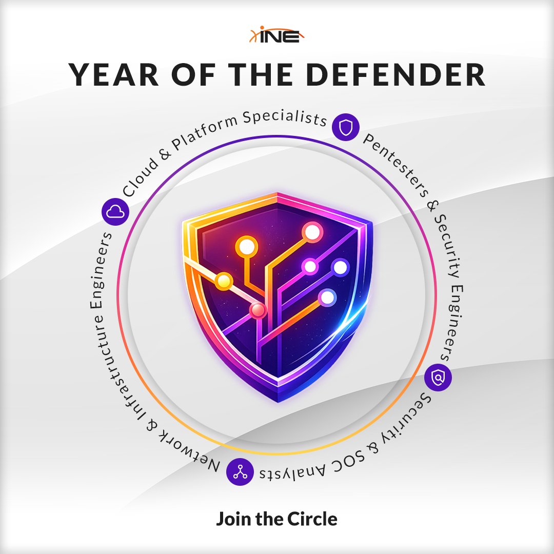 ine's tweet image. Not everyone chooses defense.

It’s a mindset:
• Staying curious
• Thinking ahead
• Seeing what others miss

For some, that’s where it starts.

Join the Defender Circle 👉 bit.ly/4vzH7Hc

#CyberSecurity #BlueTeam #DFIR #InfoSec