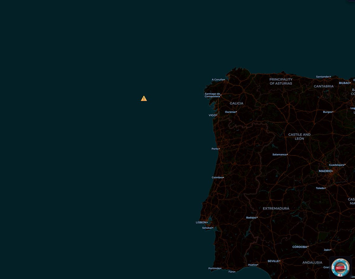 riskiomap's tweet photo. ⚠️ MARITIME ALERT - FINISTERRE

A 12-meter sailing vessel is reported derelict and adrift near 42-46.73N 011-52.33W.

Navigate with extreme caution in the area.

#MaritimeSafety #NavareaII #Sailing #Finisterre #ShippingAlert https://t.co/D2pnszuFB2