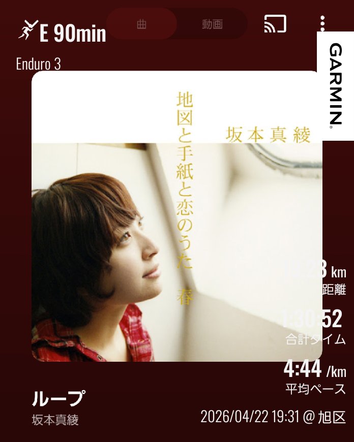 toka_genmai's tweet image. E 90min
#garmin #beatyesterday