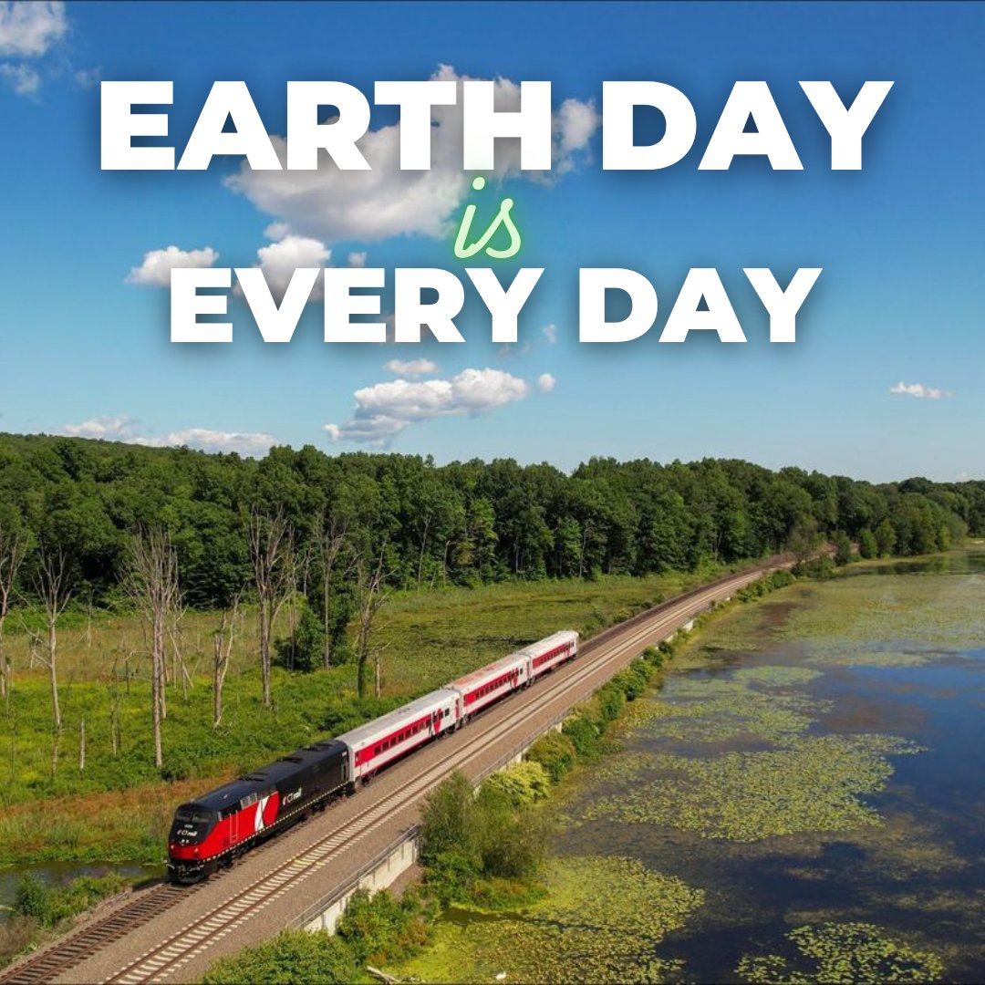 hartfordline's tweet photo. Choosing the train means fewer cars on the road and a cleaner, greener Connecticut! 🚂🌎

Whether you’re commuting or exploring, every trip makes a difference.

Celebrate Earth Day every day by riding sustainably...let’s keep moving together 💚 https://t.co/kWViyxg9xD