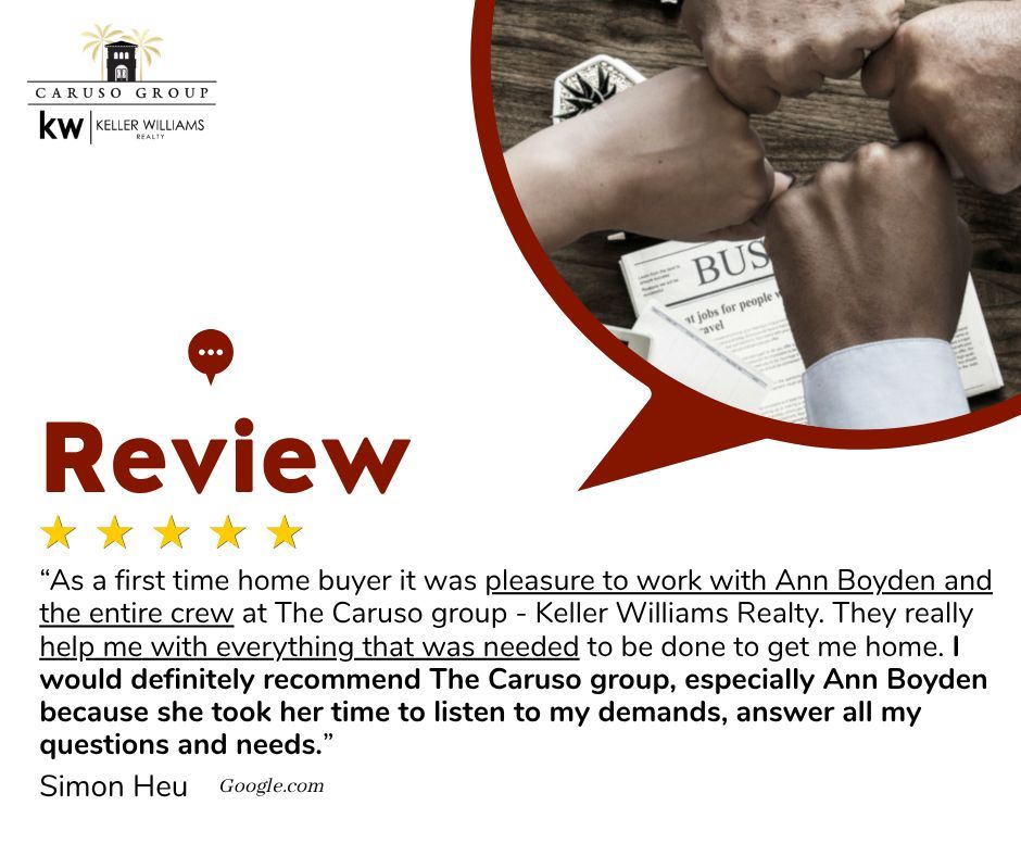 CarusoGroup's tweet image. Look at this amazing review!! We LOVE our clients!
✨Work with The Caruso Group, your Palm Harbor &amp;amp; Tampa Bay real estate experts.✨
carusogroup.net
Call☎️ or message📲 to learn more about our listings! (727) 410-7501
•
#happyclients #reviews #realestate #realtyworks