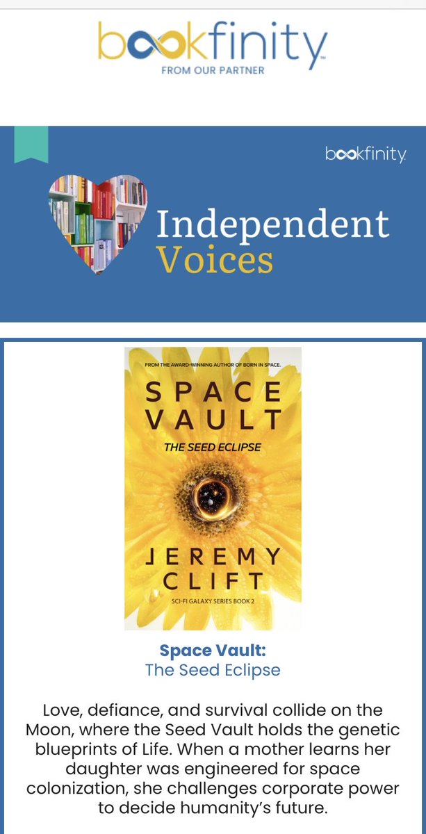 p_clift's tweet image. SPACE VAULT ebook 0.99 cents sale, 5 days only! Grab it now!   Rocket-fueled story telling 🚀 #bargain #scifi #books #moon #astronauts #life  amazon.com/gp/product/B0F…?