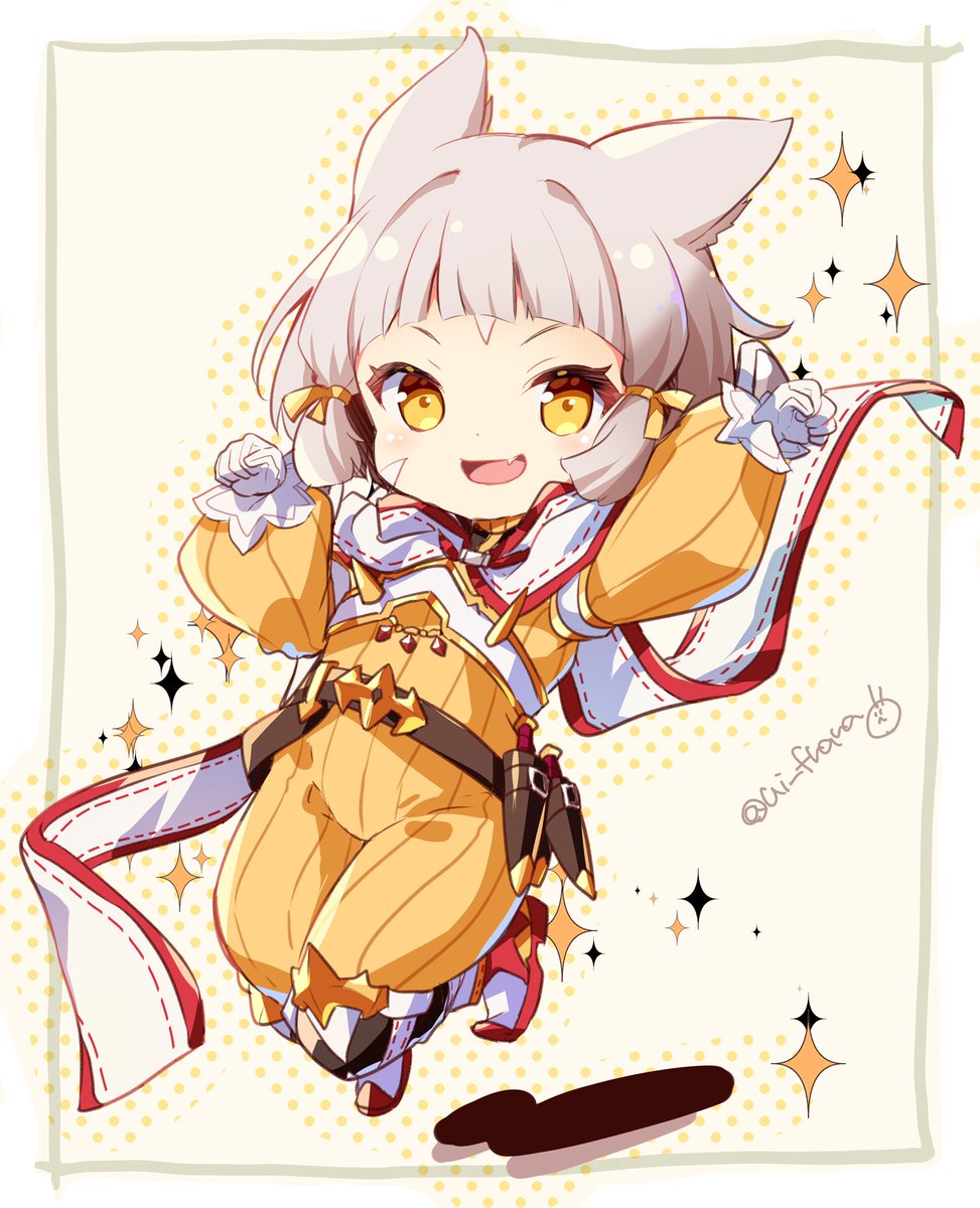ui_frara's tweet photo. ちびキャラって4頭身が一番難易度高くないですか？
（画像は個人的に一番描きやすい3頭身） https://t.co/Un9yj07AgG
