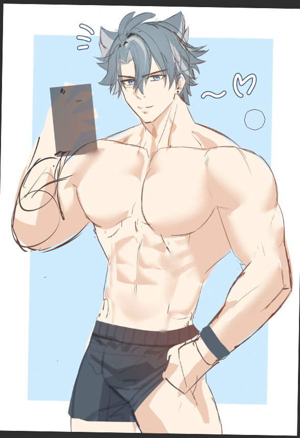 ErlunX3's tweet photo. WIP 🐺📷

#wriothesley https://t.co/Jy5VBEdKbG