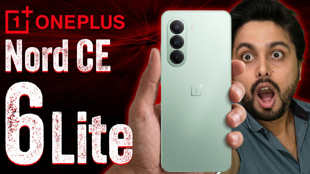 technoanoop's tweet image. OnePlus Nord CE 6 Lite to Launch in India on May 7 All Specs &amp;amp; India Price Revealed! 🔥
#OnePlus #OnePlusNordCE6Series #OnePlusNordCE6Lite #OnePlusNordCE6 #TechNews @OnePlus_IN @YouTubeCreators @YouTube @YouTubeIndia 

Watch Here 👉 youtu.be/Aa8Kx_bzdd8