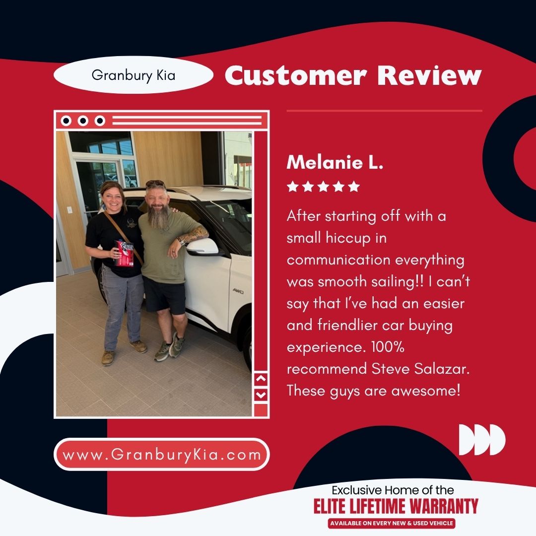 It is important to our team that we provide an informative and high level of service, and we are thrilled to hear we are achieving that goal.  Thank you for your business and your great review! #HappyCustomers #GranburyKia GranburyKia.com