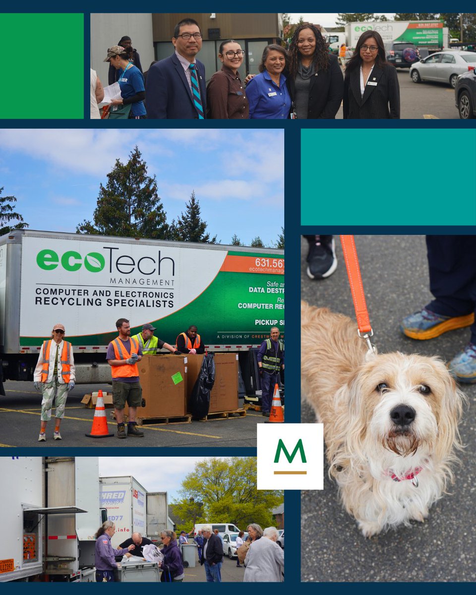 MaspethFederal's tweet photo. What an incredible turnout for Recycle Day! 🌱 
Thank you to everyone who joined us to keep our community clean, green, and secure. 🤝💪

📄 Paper Shredding 
💻 E-Recycling 
🚗 Catalytic Converter Kits 
🐾 Pet Adoptions 

#MaspethFederalSavings #RecycleDay #GoGreen https://t.co/FSMro1UAKG