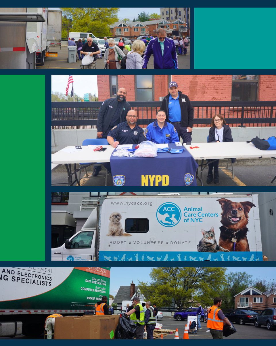 MaspethFederal's tweet photo. What an incredible turnout for Recycle Day! 🌱 
Thank you to everyone who joined us to keep our community clean, green, and secure. 🤝💪

📄 Paper Shredding 
💻 E-Recycling 
🚗 Catalytic Converter Kits 
🐾 Pet Adoptions 

#MaspethFederalSavings #RecycleDay #GoGreen https://t.co/FSMro1UAKG