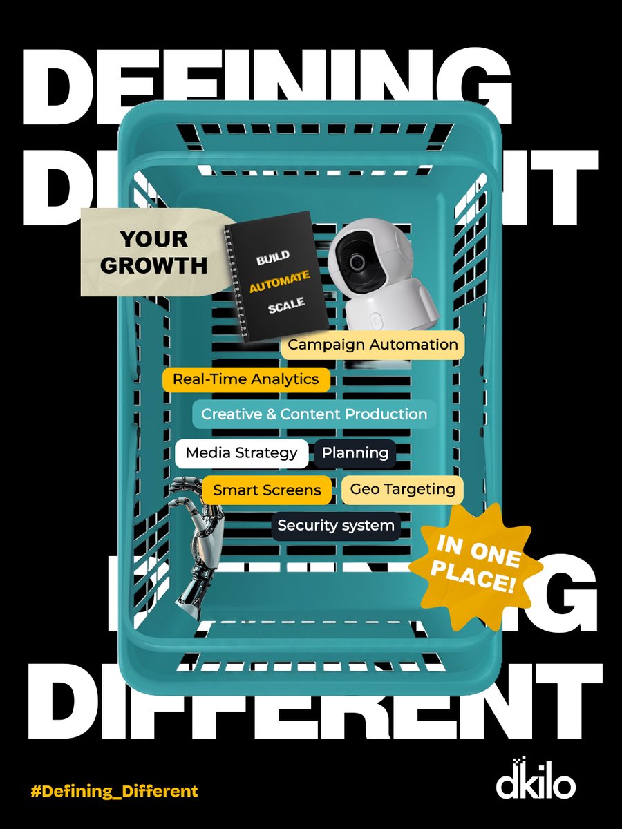 dkilodooh's tweet photo. You can keep adding tools… or finally connect them.

This is what growth looks like, in one place.

Start building your system:
https://t.co/ro58n1Jt4U

#dKilo #Defining_Different #AI #tech #growth https://t.co/pfBIsfeEbz