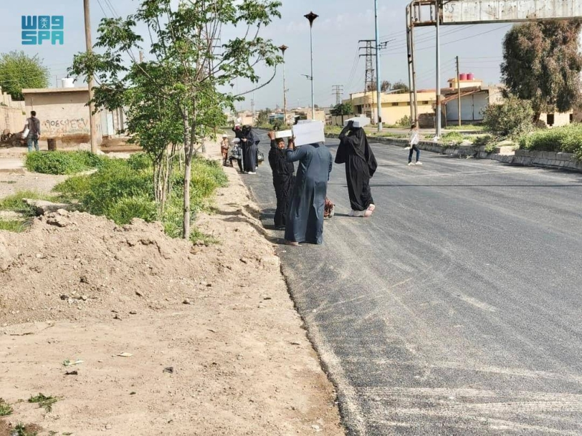 مركز الملك سلمان للإغاثة يوزّع 2.954 كرتون تمر في دير الزور بسوريا 
