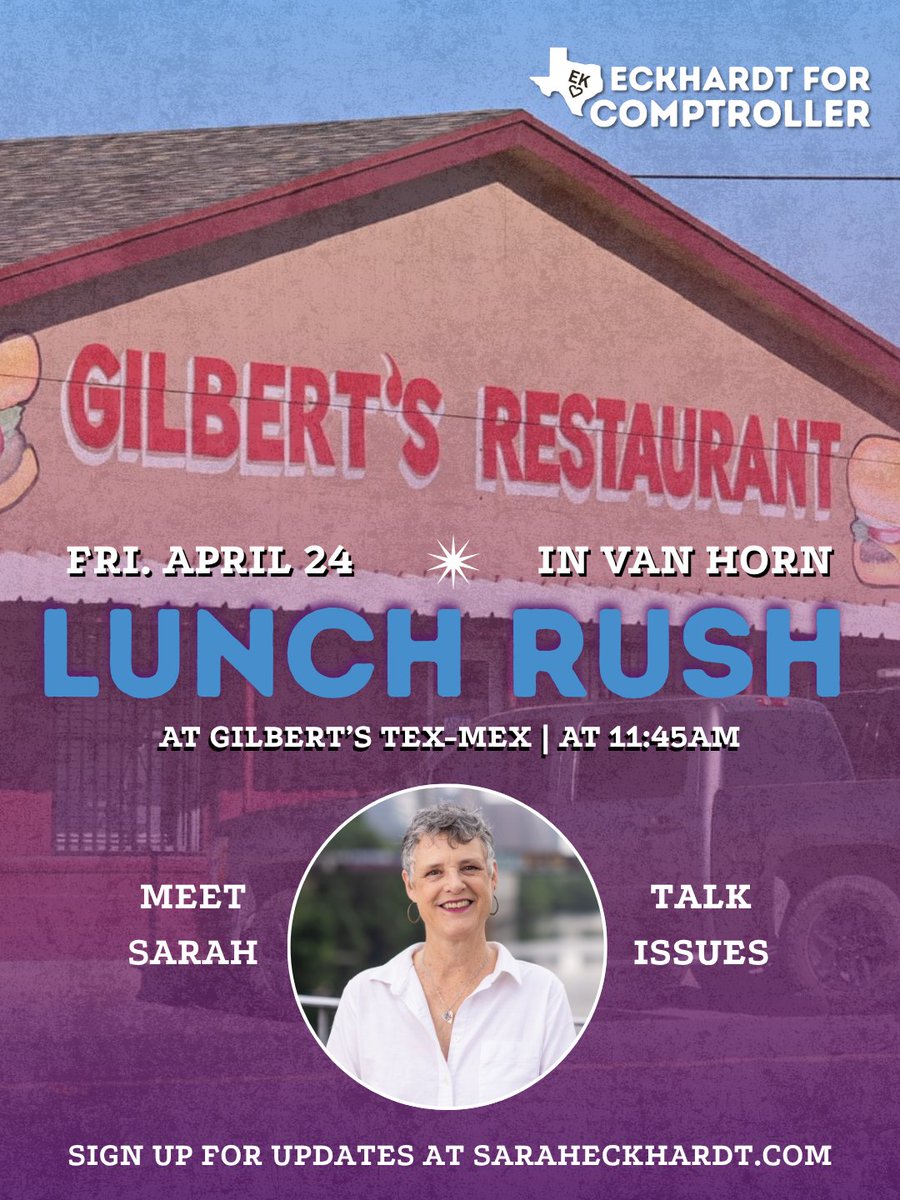 The Texas Comptroller works for all Texans, and my campaign is going everywhere to hear what they have to say about their priorities for the next chief financial officer of our state. These conversations are critical because without them we can't take Texas back for Texans. More