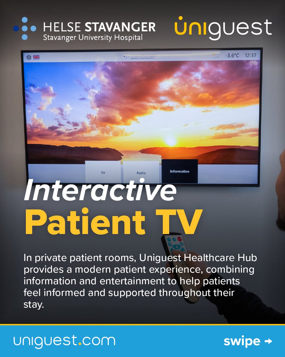 uniguest's tweet photo. Stavanger University Hospital is one of the most significant healthcare investments in Western Norway 🩺

The goal? A unified digital environment, centrally managed and capable of supporting multiple services ☁️

Learn more👇

https://t.co/6mxF4QZFNH

#Uniguest #HealthcareTech https://t.co/aXJDDV0BYX