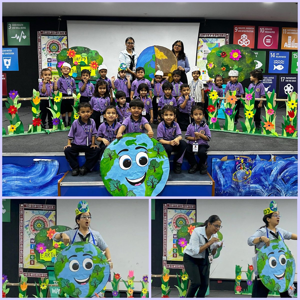 shwetaasingla's tweet photo. EARTH DAY
🌍 Our little learners celebrated Earth Day with a story and fun balloon painting using blue for water and green for land. Small hands learning to care for our planet!
@cbseindia29 @BBPSMV @vividh87
@KavitaMehrotra7 @priyanka1989
@EduMinOfIndia 
@UNICEF @EarthDay @UNEP https://t.co/WvPDIZiNQq