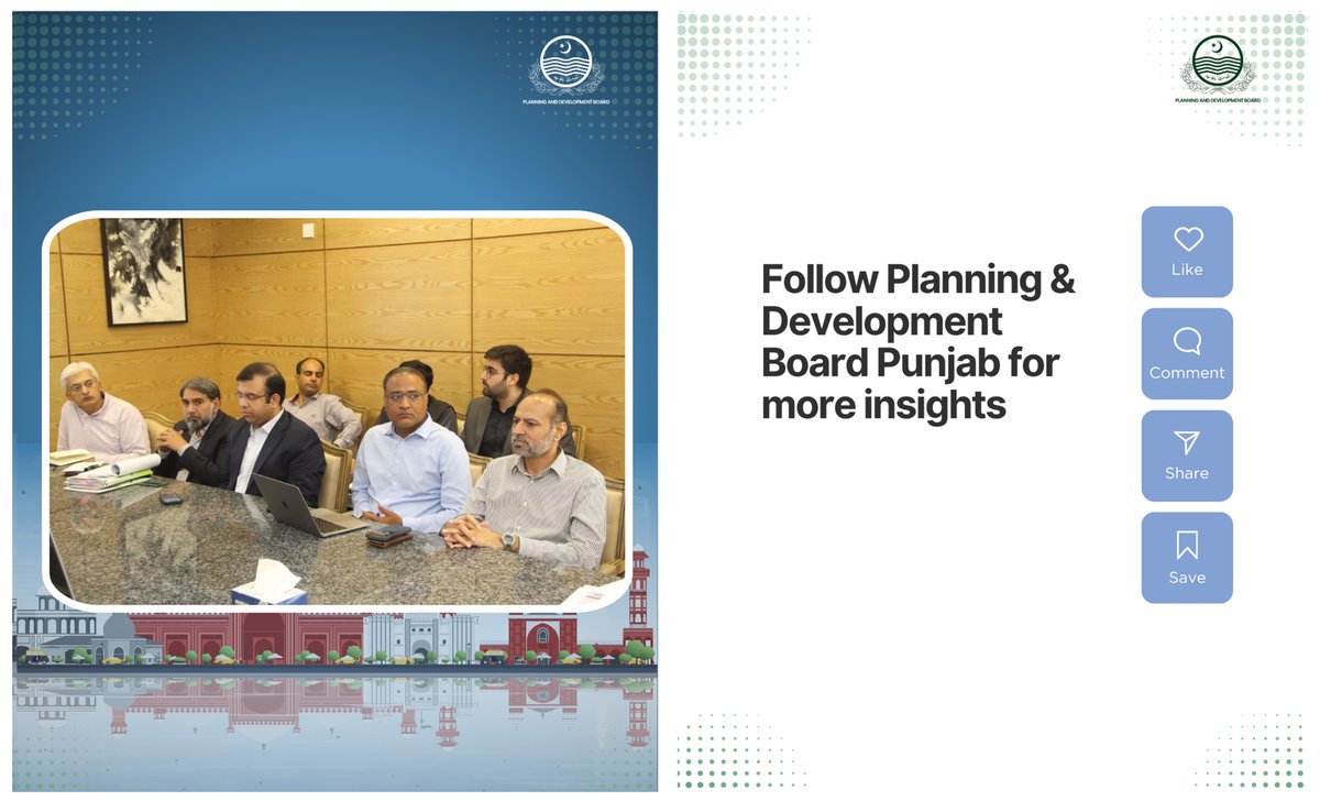 ggwoasieq11's tweet photo. Chairman P&D Board reviewed proposed ADP 2026–27 for PITB and P&D programs, focusing on building a forward-looking development plan leading economic growth.
#PnDBoard #PlanningForTomorrow @cmopunjabpk https://t.co/uS8JcXqcfM