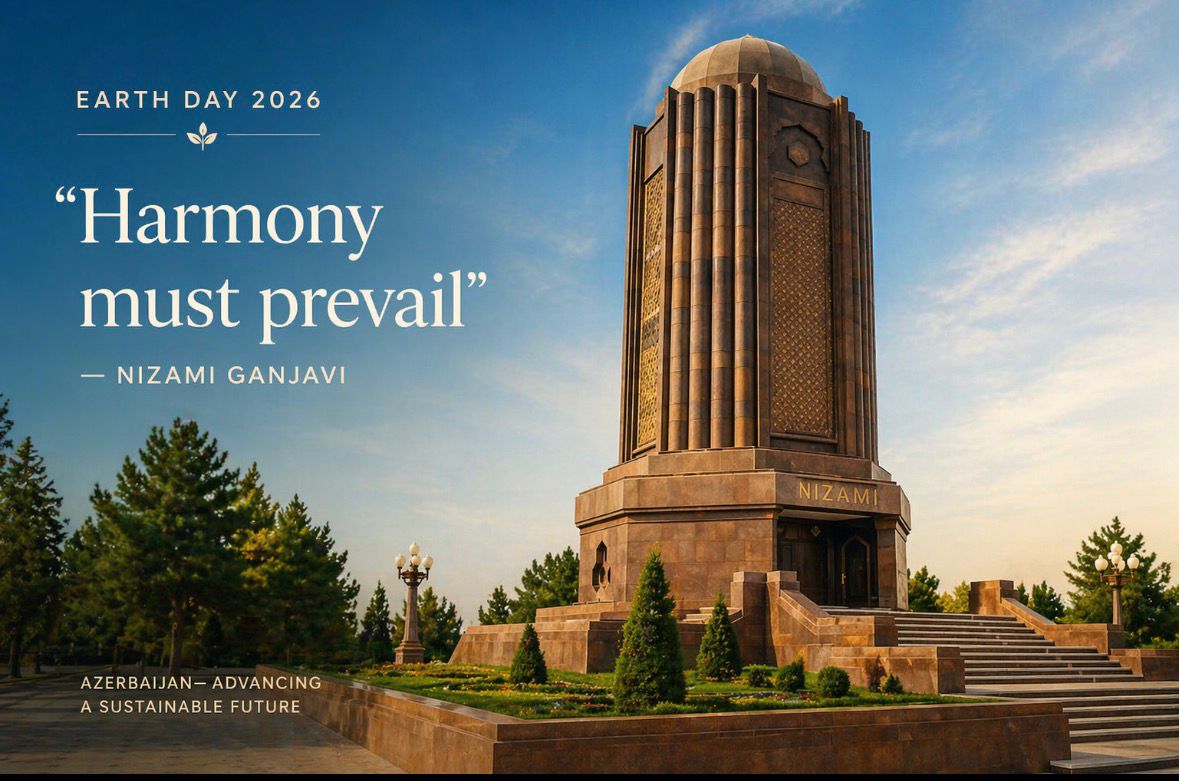 AzEmbBulgaria's tweet image. On #EarthDay, we are reminded that harmony between people and nature is essential to our shared sustainable and prosperous future. On Earth, in society, and in the relationship between #people and #nature, #harmony must prevail — otherwise, humanity will destroy itself. This