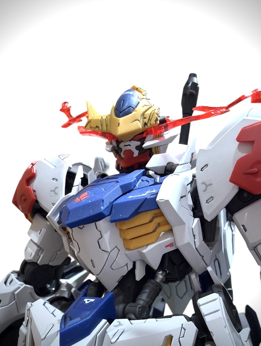 Redcomet_517's tweet photo. MG ガンダムバルバトス拡張パーツ装着😊
眼光エフェクトが格好良すぎる🤩
#ガンダム　#ガンプラ　#ガンプラ好きと繋がりたい　#gundam  #gunpla  #プラモデルライフ  #プラモデル　#ガンダムバルバトス https://t.co/2GkpKVNtmc