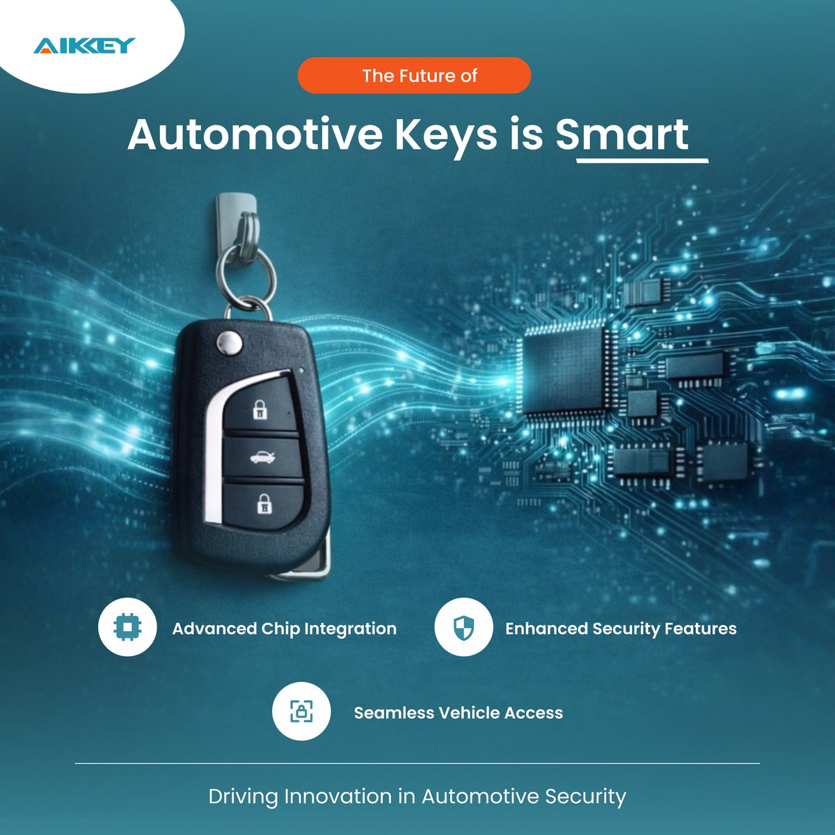 aikkeyofficial's tweet image. Innovation in every key.

At #Aikkey, we focus on innovation that meets the demands of global automotive markets - delivering smarter, safer, and more reliable key solutions.

Explore aikkey.net

#SmartKeyTechnology #AutomotiveInnovation #VehicleSecurity #AutoTech