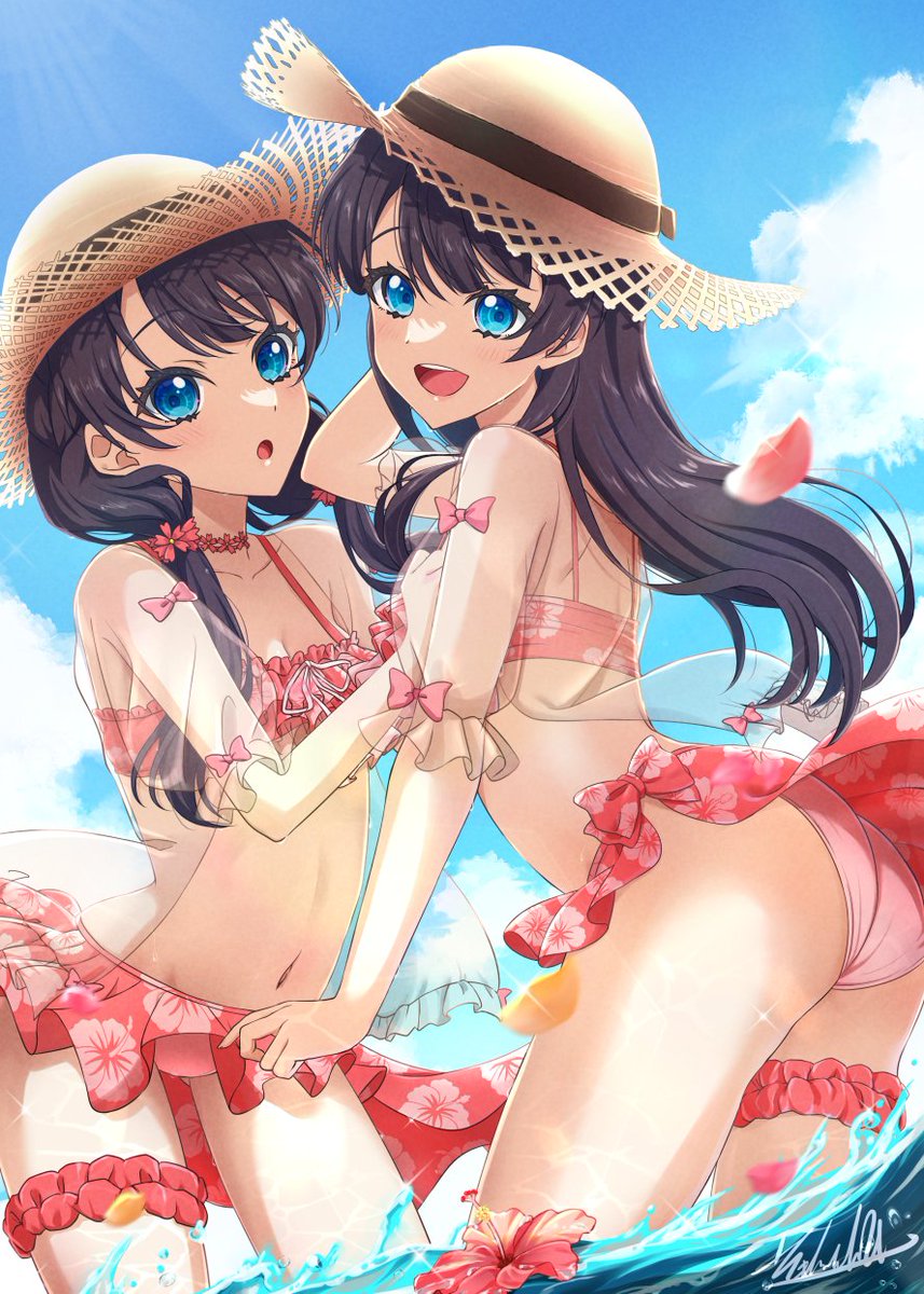 SPLASH!!!!なさやとさや☀🏝