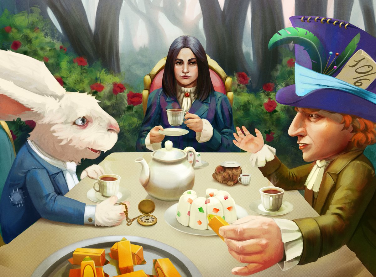 byteskloconsume's tweet image. Процес⏱️🐇
#украрт #digitalart #alice #fantasyart #noAI