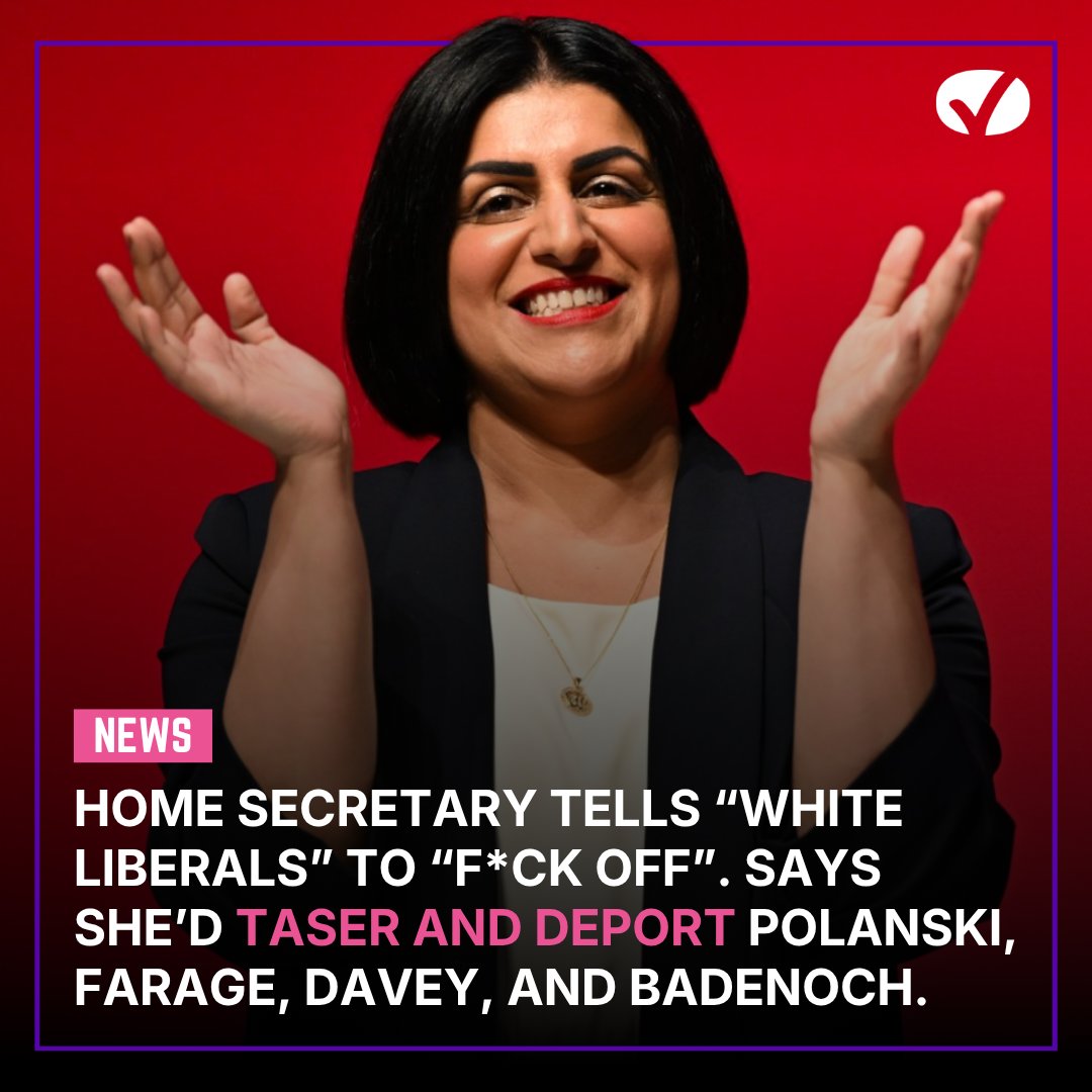 OpenBritainHQ's tweet photo. Shabana Mahmood was accused of “out-Reforming Reform”.

She hit back claiming they were trying to “delegitimise” her “perfectly valid” views, saying they can "f*ck right off." https://t.co/q5p6SXb7DC