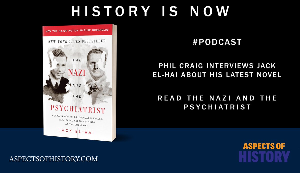 AspectsHistory's tweet image. #Podcast

The Nazi and the Psychiatrist

@philmcraig interviews @Jack_ElHai

Read The Nazi and the Psychiatrist

amzn.eu/d/02jOKiTa

@public_affairs

#ww2 #nuremberg #biography